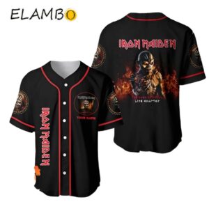 Personalized Iron Maiden The Book Of Souls Baseball Jersey Printed Thumb