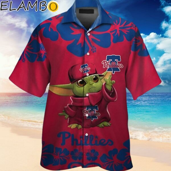 Philadelphia Phillies Baby Yoda Tropical Aloha Hawaiian Shirt Hawaiian Hawaiian