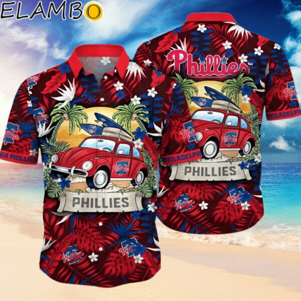 Philadelphia Phillies Hawaiian Shirt Summer Tropical Hawaiian Hawaiian