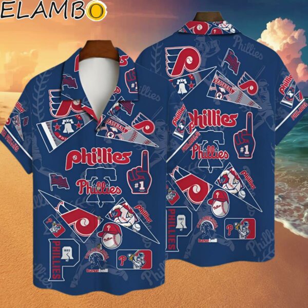 Philadelphia Phillies Major League Baseball 3D Print Hawaiian Shirt Hawaaian Shirt Hawaaian Shirt