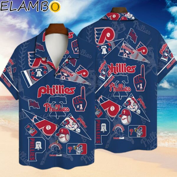 Philadelphia Phillies Major League Baseball 3D Print Hawaiian Shirt Hawaiian Hawaiian