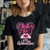 Pink Warrior Mickey Disney Breast Cancer Shirt Black Shirt Shirt