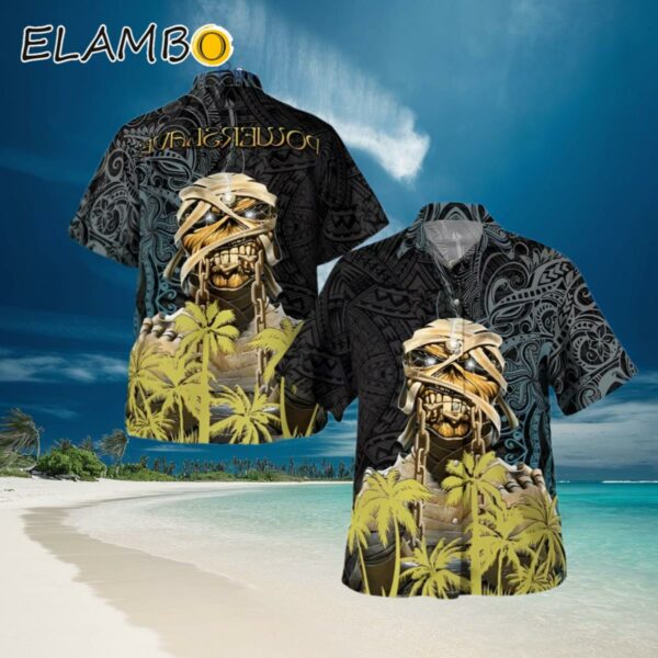 Powerslave Album Iron Maiden Hawaiian Shirt Hawaiian Hawaiian