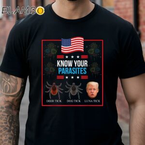 President Donald Trump Parasite Lunatic Shirt Black Shirt Shirts