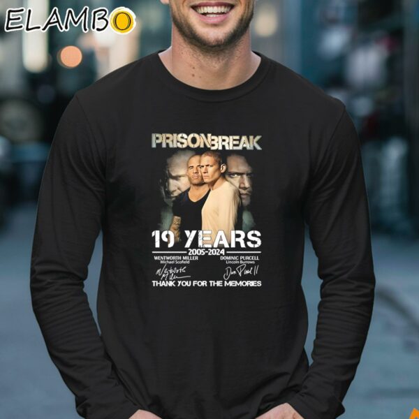Prison Break 19 Years Of 2005 2024 Thank You For The Memories Signatures Shirt Longsleeve 17