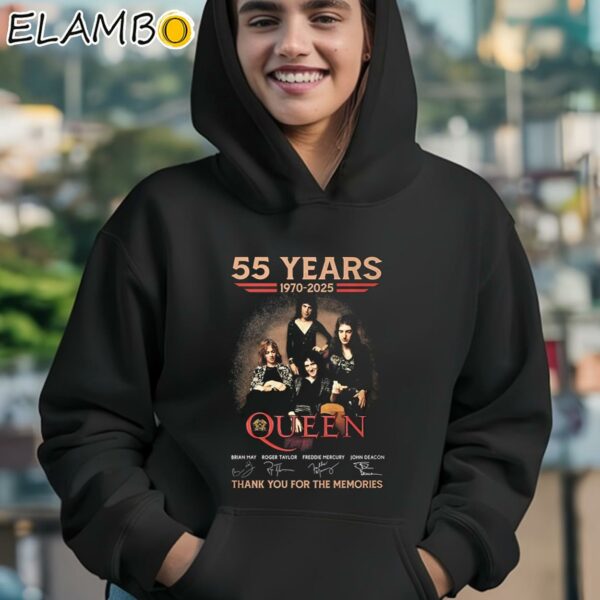Queen 55 Years 1970 2025 Thank You For The Memories Signatures T Shirt Hoodie 12