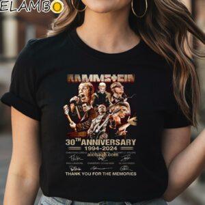 Rammstein 30th Anniversary 1994 2024 Thank You For The Memories Shirt Black Shirt Shirt