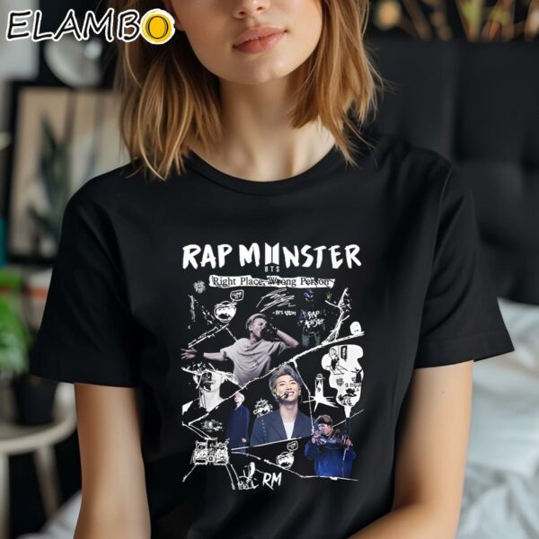 Rap Monster BTS Right Place Wrong Person Shirt Black Shirt Shirt