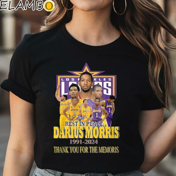 Rest In Peace Darius Morris 1991 2024 Thank You For The Memories Shirt Black Shirt Shirt