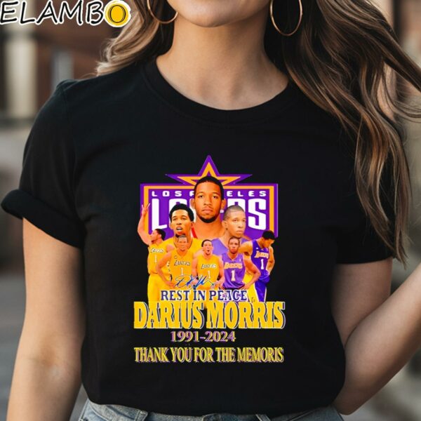 Rest In Peace Darius Morris 1991 2024 Thank You For The Memories Signature Shirt Black Shirt Shirt