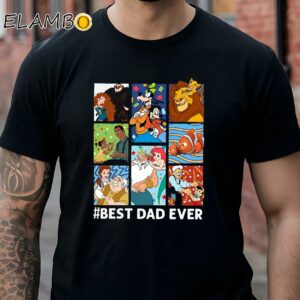 Retro Disney Character Best Dad Ever Shirt FatherS Day Gifts Black Shirt Shirts