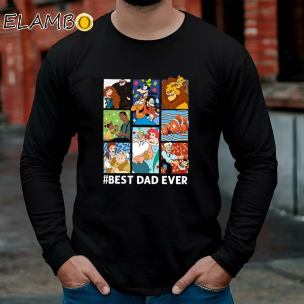 Retro Disney Character Best Dad Ever Shirt FatherS Day Gifts Longsleeve Long Sleeve
