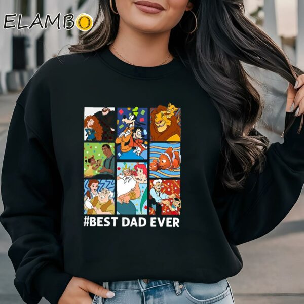 Retro Disney Character Best Dad Ever Shirt FatherS Day Gifts Sweatshirt Sweatshirt