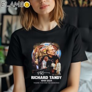 Richard Tandy 1948 2024 Thank You For The Memories Shirt Black Shirt Shirt