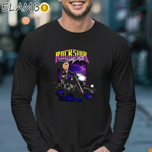 Rockstar Dolly Parton Moto Shirt Longsleeve 17