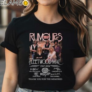 Rumours Tribute Show Fleetwood Mac 1967 2024 Thank You For The Memories T Shirt Black Shirt Shirt