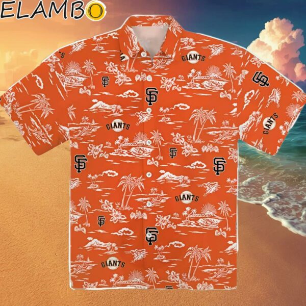 SF Giants Palm Tree Hawaiian Shirt Hawaaian Shirt Hawaaian Shirt