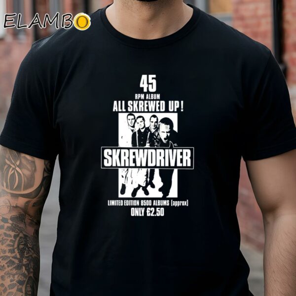 Screwdriver Band Shirt Skrewdriver Merch Black Shirt Shirts
