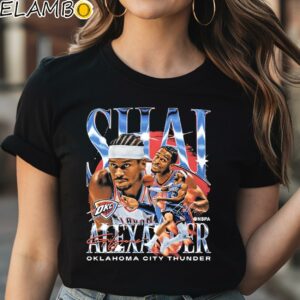 Shai Gilgeous Alexander Oklahoma City Thunder Vintage Shirt Black Shirt Shirt