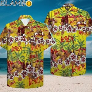 Slayer Tropical Flowers Hawaiian Shirt Aloha Shirt Aloha Shirt