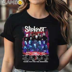 Slipknot Here Comes The Pain 1999 2024 Signature Thank You For The Memories Shirt Black Shirt Shirt