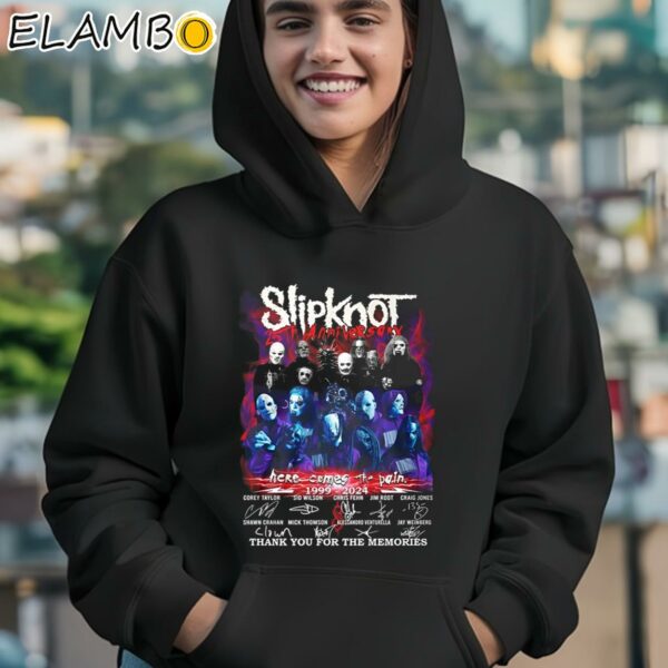 Slipknot Here Comes The Pain 1999 2024 Signature Thank You For The Memories Shirt Hoodie 12