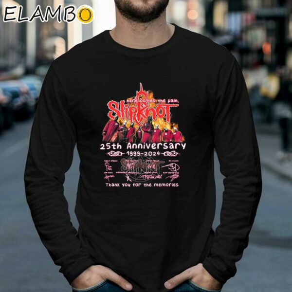 Slipknot Here Comes The Pain 25th Anniversary 1999 2024 Thank You For The Memories Shirt Longsleeve 39