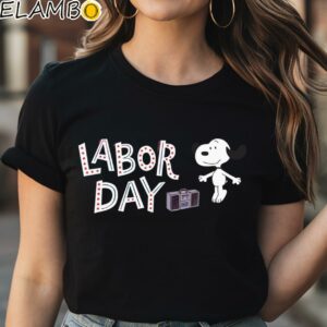 Snoopy Happy Labor Day Shirt Black Shirt Shirt