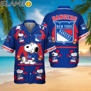 Snoopy NY Rangers Hawaiian Shirt Beach Summer Printed Aloha