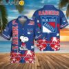 Snoopy NY Rangers Hawaiian Shirt Summer Beach Printed Aloha