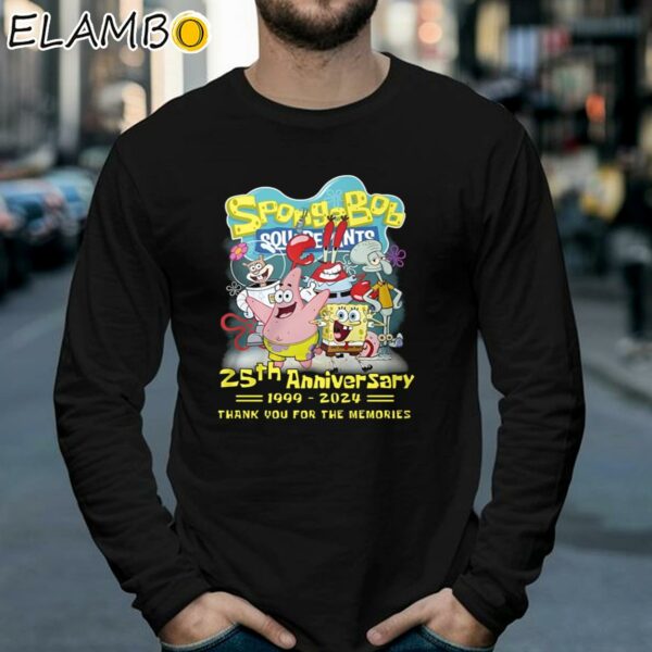 SpongeBob SquarePants 25th Anniversary 1999 2024 Thank You For The Memories Shirt Longsleeve 39