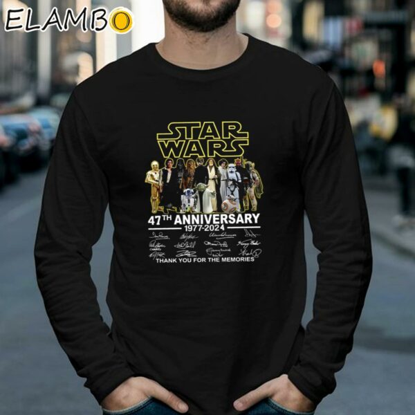 Star Wars 47th 1977 2024 Anniversary Thank For The Memories Shirt Longsleeve 39