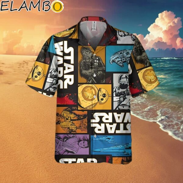 Star Wars Comic Blocks Awesome Disney Hawaiian Shirt Hawaaian Shirt Hawaaian Shirt