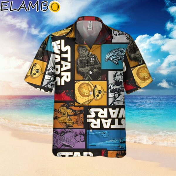 Star Wars Comic Blocks Awesome Disney Hawaiian Shirt Hawaiian Hawaiian