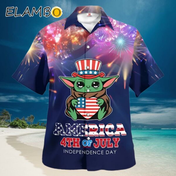 Star Wars Yoda Us Flag Happy 4th Of July Independence Day Hawaii Shirt Hawaiian Hawaiian