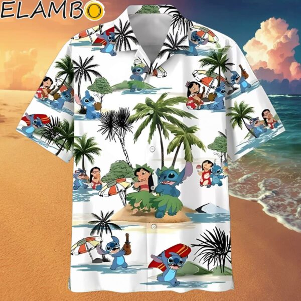 Stitch And Lilo Surfing Hawaiian Shirt Disney Gift For Beach Lovers Hawaaian Shirt Hawaaian Shirt