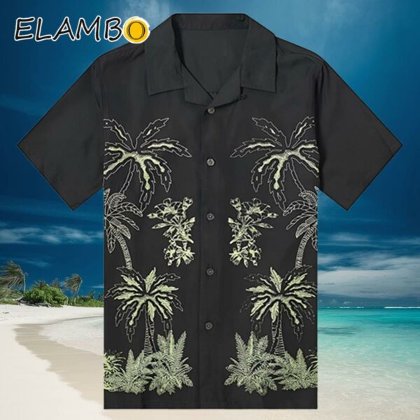 Stussy Hawaiian Shirt Palm Tree Pattern Hawaiian Hawaiian