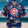 Summer Aloha MLB Chicago Cubs Palm Leaves Pattern Hawaiian Shirt Aloha Shirt Aloha Shirt