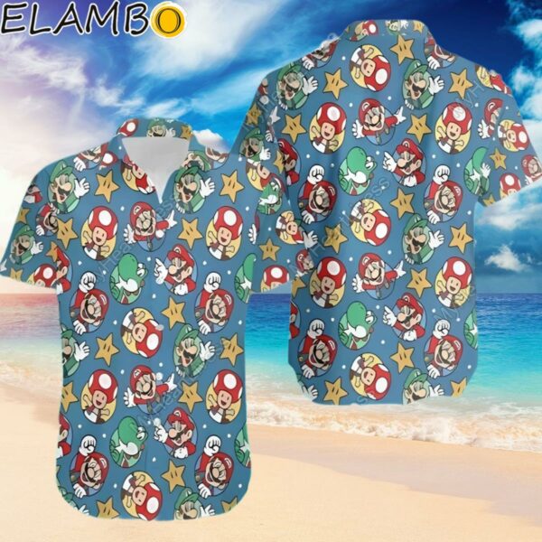 Super Mario And Luigi Beach Hawaiian Shirt Disney Vacation Shirt Hawaiian Hawaiian