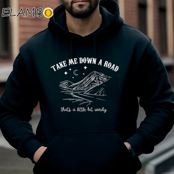 Take Me Down A Road Thats A Little Bit Windy Shirt Zach Bryan Tour Merch Hoodie Hoodie