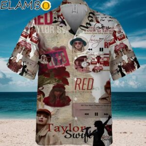 Taylor Swift Red Album Hawaiian Shirt For Women Aloha Shirt Aloha Shirt