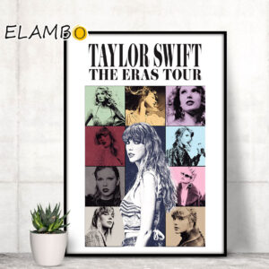 Taylor The Eras Tour Midnights Concert Collage Poster