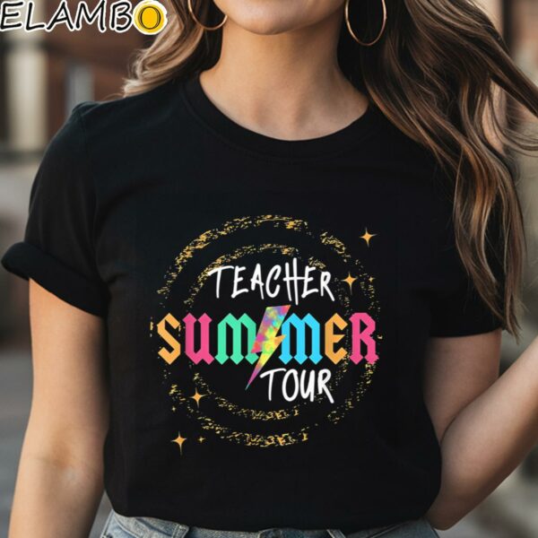 Teacher The Freedom Tour 2024 Summer Last Day of School Shirt Black Shirt Shirt