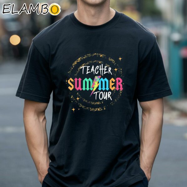 Teacher The Freedom Tour 2024 Summer Last Day of School Shirt Black Shirts 18