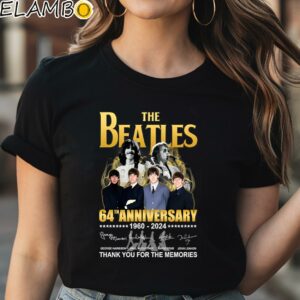 The Beatles 64th Anniversary Thank You For The Memories Signature Shirt Black Shirt Shirt