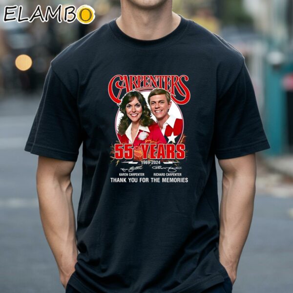 The Carpenters 55 Years 1969 2024 Thank You For The Memories Shirt Black Shirts 18