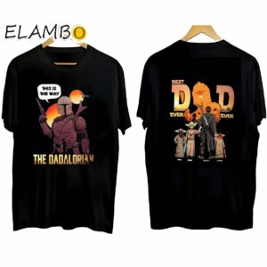 The Dadalorian Shirt This Is The Way Best Dad Ever Shirt Black Shirt Black Shirt
