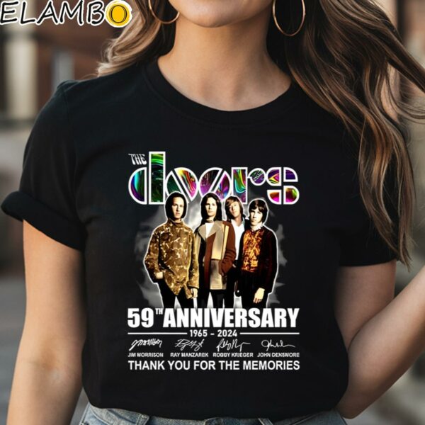 The Doors 59th Anniversary 1965 2024 Thank You For The Memories T Shirt Black Shirt Shirt