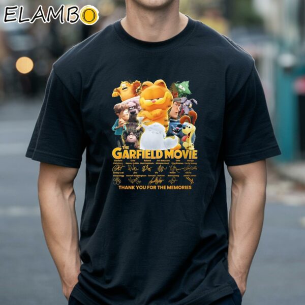 The Garfield Movie Thank You For The Memories T Shirt Black Shirts 18