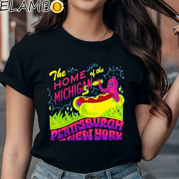 The Home Michigan Plattsburgh New York Shirt Black Shirts Shirt